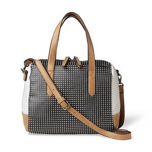 Polka dot purse bag by Covington